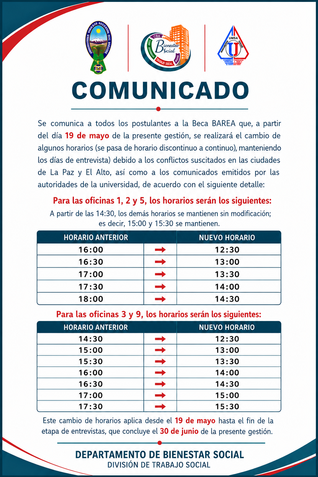 imagen del comunicado